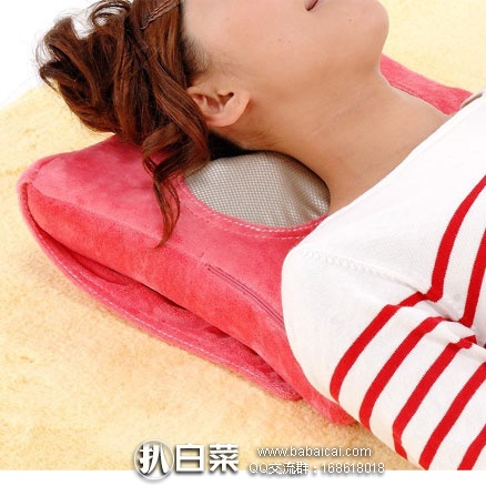 日本亚马逊：ATEX 按摩靠枕 AX-HL148ek  补货好价5280日元（约￥341元）