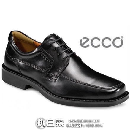 ECCO 爱步 Seattle 西雅图系列 男士 系带正装皮鞋 原价$180，现降至$73.09