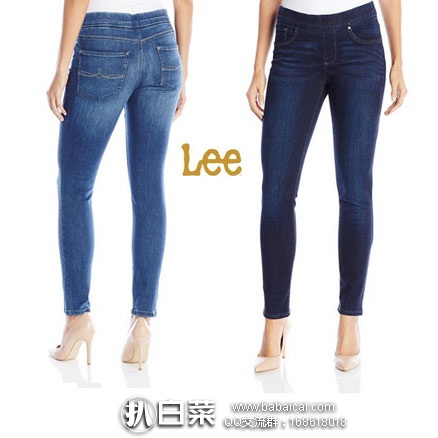 亚马逊海外购：LEE 李牌 女士 中腰修身牛仔裤  现价￥156.6