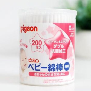 日本亚马逊：Pigeon 贝亲 婴儿用抗菌清洁棉棒 200支 补货489日元（约￥30）