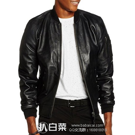 亚马逊海外购：美国经典皮衣品牌 Schott NYC 男士小羊皮夹克  降至￥934.17
