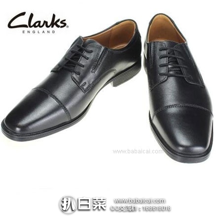 亚马逊海外购：Clarks 其乐 Tilden Cap Oxford 真皮男鞋  降至￥300.59