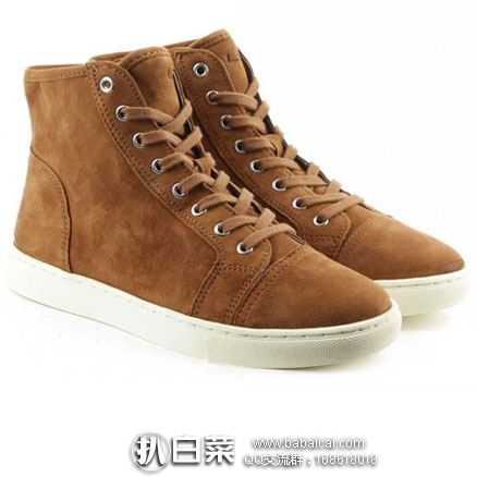 Lauren Ralph 拉夫劳伦 女士 真皮经典高帮鞋（原价$98，现降至$48.02），网络星期一7折后$33.6