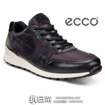 英国亚马逊：ECCO 爱步 Low-Top 女款  复古真皮休闲鞋  现价£39.32，直邮退税后实付£32.77