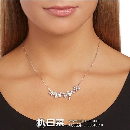Swarovski施华洛世奇官网：Eden 时尚优雅锁骨项链 原价$149，现5折新低$74.5，到手￥540，国内￥2000+