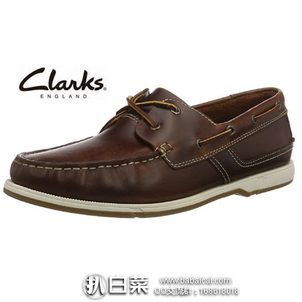 亚马逊海外购：Clarks 其乐 男士 经典款 真皮休闲船鞋  降至￥365.44元