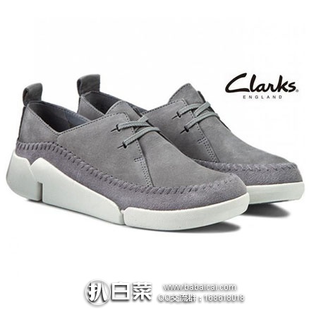 亚马逊海外购：Clarks 其乐 Tri Angel 女士 真皮经典2眼系带休闲鞋  降至￥341