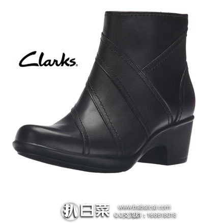 亚马逊海外购：Clarks 其乐 Malia Marny 女士真皮短靴 降至￥289起