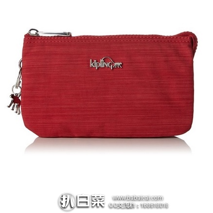 亚马逊海外购：Kipling 吉普林 Creativity 女士大号印花手拿包 特价￥76.21，凑单直邮免运费，含税到手仅￥85