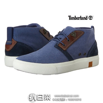 亚马逊海外购：Timberland 天木兰  女士 中帮帆布短靴  降至新低￥243元