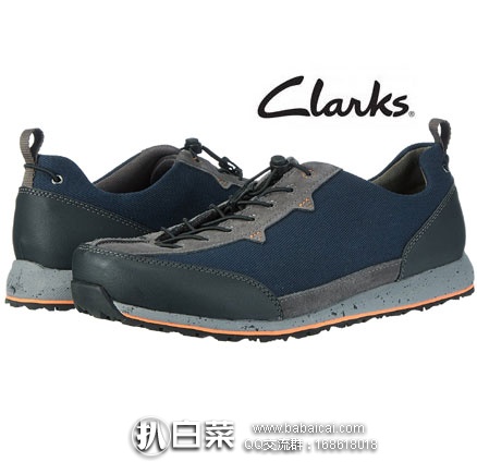 亚马逊海外购：Clarks 其乐  Campton Trail Low-Top Sneakers 男士 真皮户外休闲鞋 降至￥281.16