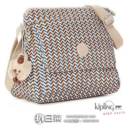 Kipling Aisling 吉普林 女款 单肩挎包 原价$99，现3.3折历史新低$33.08，到手仅￥275