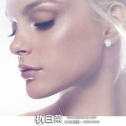 亚马逊海外购：Swarovski 施华洛世奇 金色边穿孔耳环 5036772  现￥229包邮