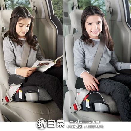 亚马逊海外购：Graco 葛莱 TurboBooster 无靠背汽车座椅 /安全坐垫 特价￥134.32，凑单直邮免运费，含税到手约￥150.3