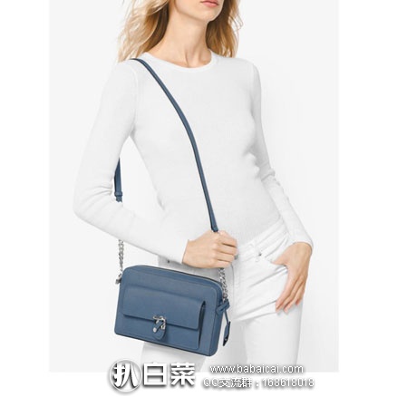 SPRING:MICHAEL Michael Kors 女士 真皮单肩 经典款中号锁头包 现特价$77.4,额外85折后新低$65.8,到手¥595