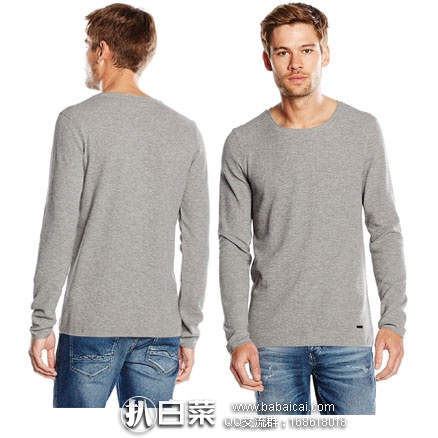 亚马逊海外购:Boss Orange 雨果博斯 橙标 男士纯棉长袖T恤 降至¥165.18,凑单免费直邮含税到手新低¥185