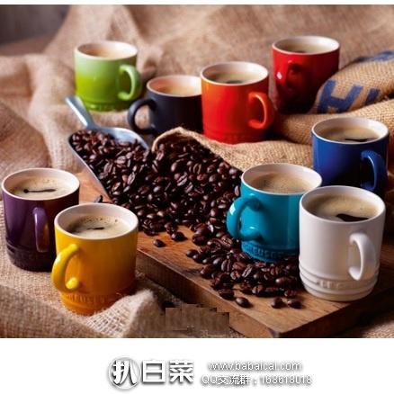 亚马逊海外购：Le Creuset 酷彩 陶瓷马克杯礼盒100ml*6件套 特价￥385.04 ，直邮免运费，含税到手新低￥430