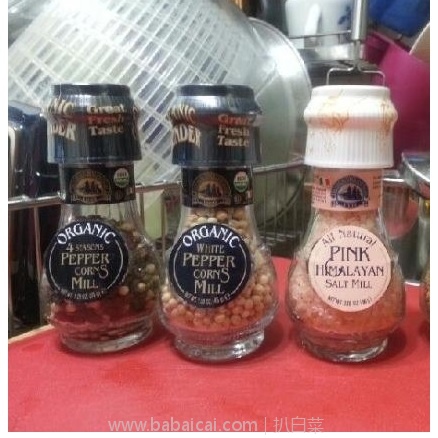 iHerb：Drogheria & Alimentari蒂安研磨瓶系列 有机混合胡椒 35g 自带研磨器 现公码95折+凑单直邮包邮到手￥18/瓶