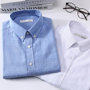 天猫商城：朗蒙 男士牛津纺衬衫 多色可选，现价￥39.9，领取店铺￥20优惠券，券后实付￥19.9包邮