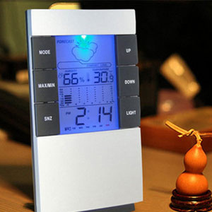 天猫商城：川腾 EH200 高精度电子温度湿度计 带闹钟、万年历  现价￥39.9，领取￥10优惠券，券后实付￥29.9包邮