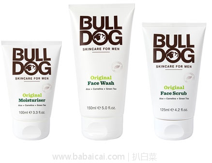 Bulldog 斗牛犬 男士肌肤护理四件套装