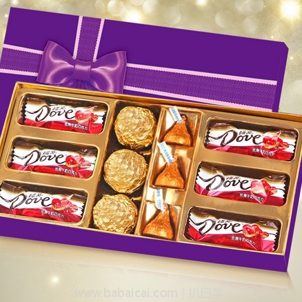 天猫商城：德芙 巧克力浪漫礼盒装 2色 特价￥34.9，领券减￥20实付￥14.9包邮