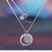 Swarovski施华洛世奇官网：Crystal Wishes Moon月亮链坠套装 现6折历史新低$71，到手仅￥488