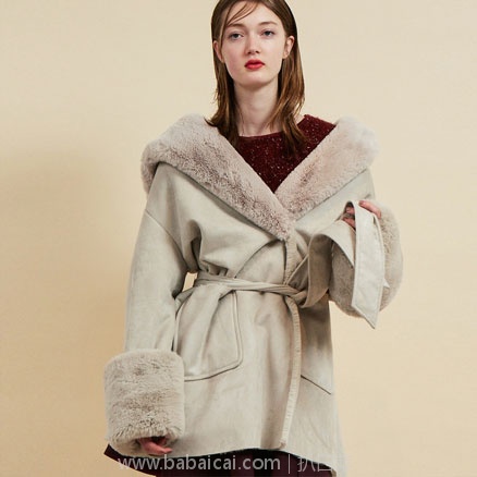 Snidel 铃木 SWFC174009 女士翻领大衣