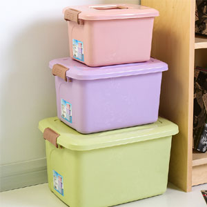 淘宝Taobao：沃之沃 手提式带盖收纳箱三件套  现价￥29.9，领取￥5元优惠券，实付￥24.9包邮