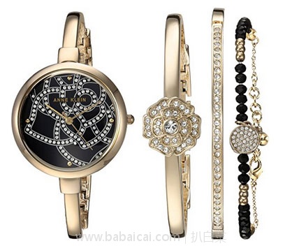 Anne Klein 安妮·克莱因 AK/3080GBST 女士手表手镯套装