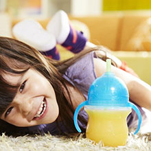 亚马逊海外购：Munchkin满趣健 儿童喂养套装（吸管杯*2个+零食盒*2个） 降至￥126.44元，凑单直邮免运费，含税到手约￥141.49