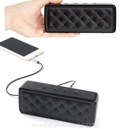 亚马逊海外购：AmazonBasics 亚马逊倍思 便携式蓝牙音箱 特价￥113.08，2件直邮免运免税