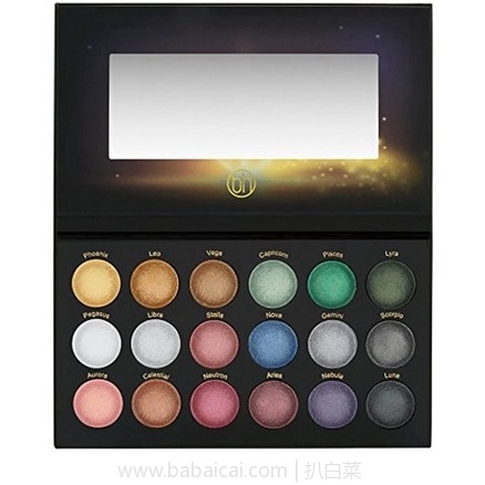 亚马逊海外购：BH Cosmetics 18色星空眼影盘 baked 降至￥111.97，凑单直邮免运费，含税到手￥141
