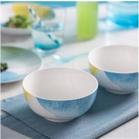 网易严选：海洋水彩系列餐具 8件装 秒杀价￥139.3包邮