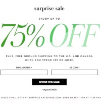 Kate Spade 凯特丝蓓官网：低至2.5折的惊喜特卖会，春暖花开，漂亮美包赶紧买！！