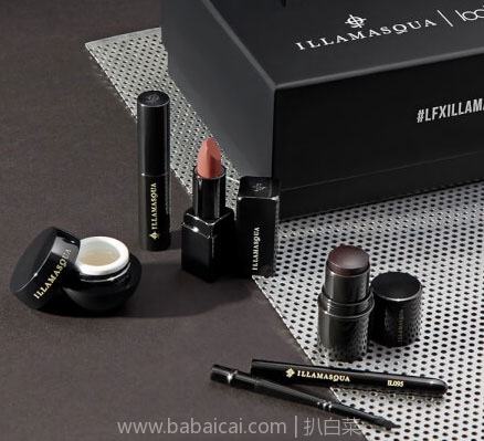 Lookfantastic:Illamasqua × Lookfantastic 合作款限量美妆礼盒(价值£80) 码后实付£28,凑单 直邮到手¥245 Lookfantastic:Illamasqua × Lookfantastic 合作款限量美妆礼盒(价值£80) 码后实付£28,凑单 直邮到手¥245