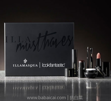 Lookfantastic:Illamasqua × Lookfantastic 合作款限量美妆礼盒(价值£80) 码后实付£28,凑单 直邮到手¥245 Lookfantastic:Illamasqua × Lookfantastic 合作款限量美妆礼盒(价值£80) 码后实付£28,凑单 直邮到手¥245