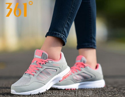 天猫商城:361° 女士夏季网面气轻便跑步鞋 现价¥119,叠加¥20优惠券,券后实付¥99包邮