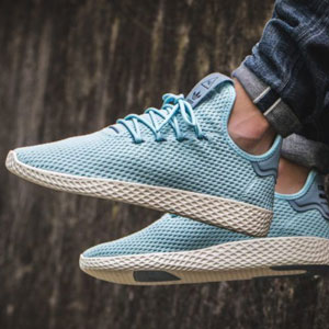 ebay：adidas Originals X Pharrell Williams 阿迪达斯 菲董联名款 Tennis HU 大童款休闲运动鞋 多色 降至$39.99，还可满$100额外7.5折