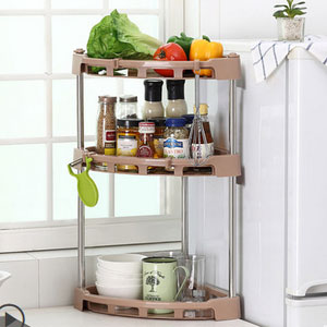 天猫商城：纳之洁 厨房浴室三角置物架 送挂钩 现价￥16.9，领取￥3优惠券，券后实付￥13.9包邮