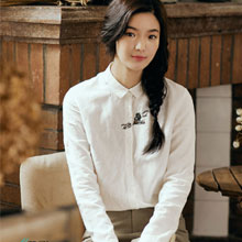 天猫商城：2018春装新款，茵曼 刺绣长袖棉麻衬衫 2色可选，现价￥169，下单6折，还可用￥10优惠券，双重优惠实付新低￥91.4包邮