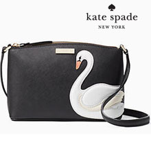Kate Spade 凯特丝蓓官网：低至2.5折的惊喜特卖白菜专场！swan around millie 天鹅款斜挎包 原价$249，现历史新低$89，到手约￥660