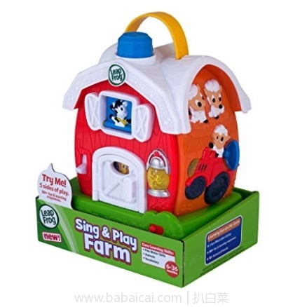 亚马逊海外购：LeapFrog 跳跳蛙 欢唱农场 现￥125.35，凑单直邮免运费，含税到手￥139