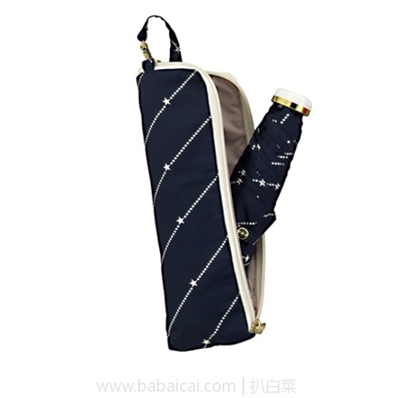 亚马逊海外购：W.P.C紫外线防晒折叠遮阳伞 50cm 275-117 星链图案 现￥123.87，2件直邮包邮包税