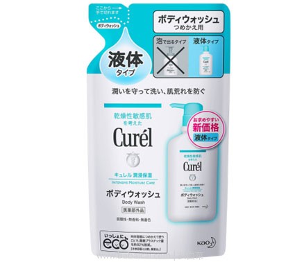 日本亚马逊：Curel 珂润 沐浴露 补充装 360ml 新低价631日元（约￥37，下单返6个积分）