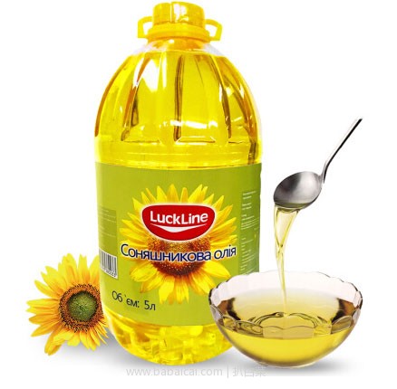 京东全球购：乌克兰原装进口 LUCKLINE 洛克莱 葵花籽油 5L  特价￥79，下单3瓶实付￥152.33包邮，折合￥50/瓶