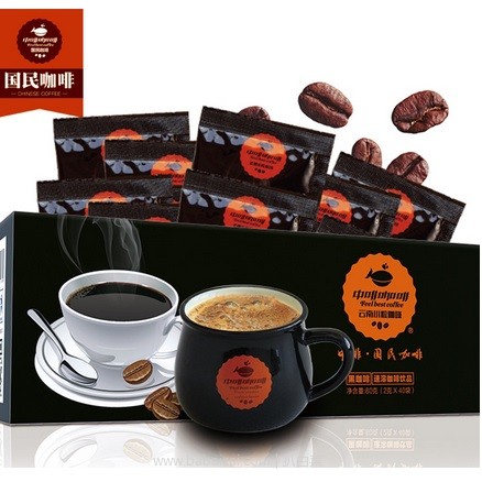 天猫商城：中啡 纯速溶黑咖啡粉2g*80袋 送套杯 现价￥29，领取￥10优惠券，实付￥19包邮