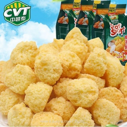 天猫商城：越南进口，CVT 中越泰 泉记芝士牛奶椰子酥150g*3包 特价￥35，领券减￥10实付￥25包邮
