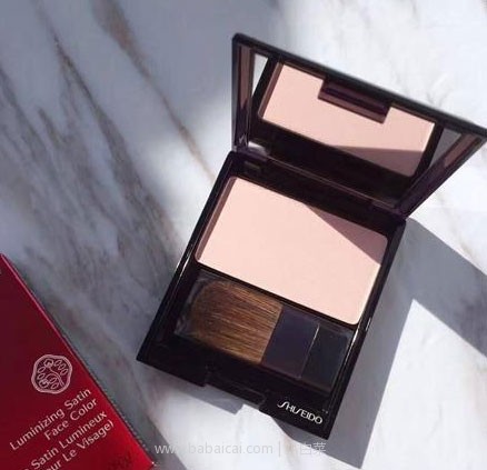 Feelunique中文网：Shiseido资生堂苹果肌高光修颜粉饼PK107 6.5g 67折￡23.3（约205元），送资生堂5件套