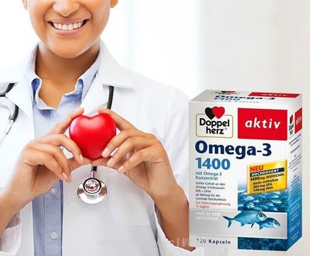 德国保镖药房:Doppelherz 双心 深海鱼油 Omega-3 1400mg胶囊 120粒 特价€13.96(约¥110元)